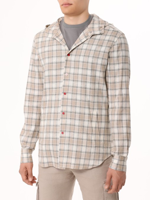 Рубашка Slim Fit льняная KITON