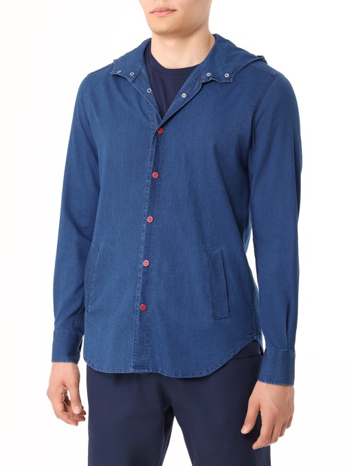 Рубашка Slim Fit хлопковая KITON