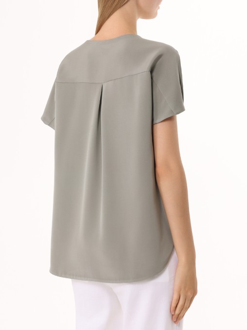 Блуза шелковая KITON