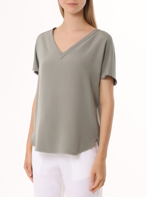 Блуза шелковая KITON