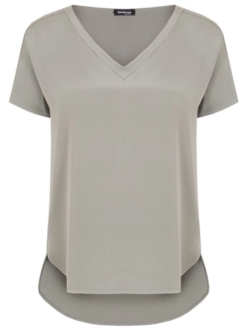 Блуза шелковая KITON