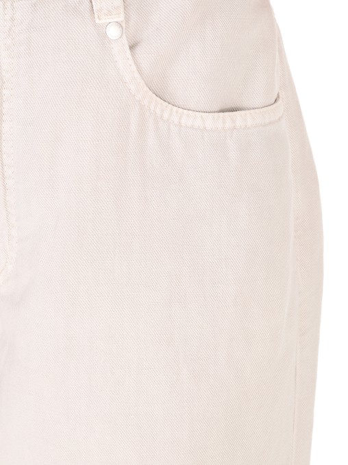 Джинсы из хлопка и льна BRUNELLO CUCINELLI