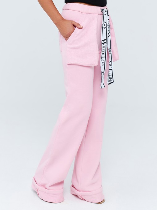 Брюки Lily Sport Cargo хлопковые WHITE LILY
