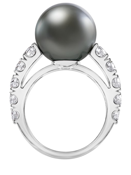 Кольцо с жемчугом и бриллиантами CHAMOVSKIKH JEWELLERY HOUSE