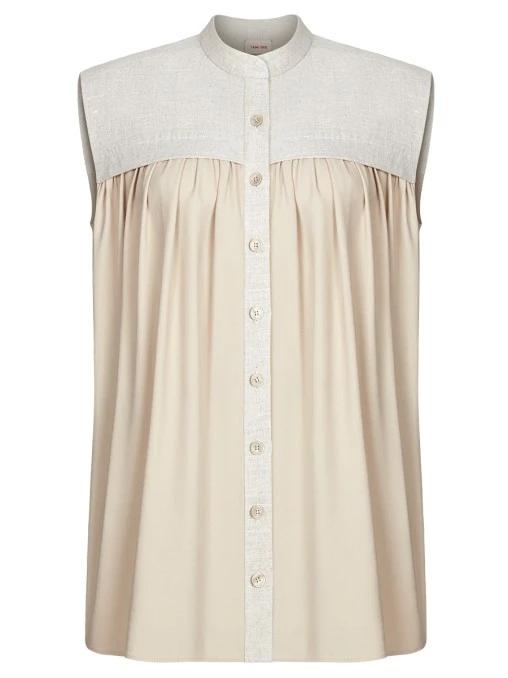 Блуза комбинированная TAMI GEE