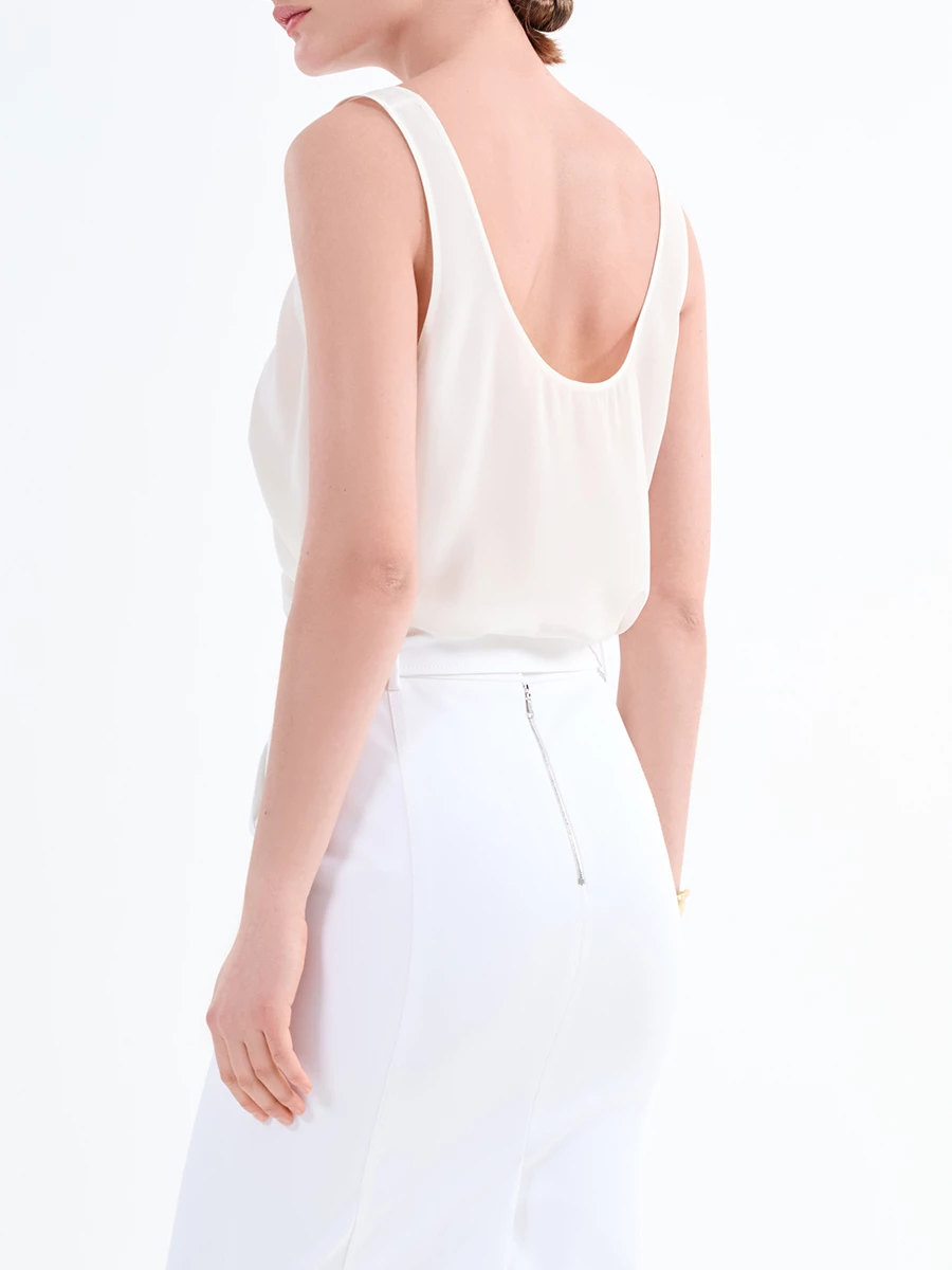 Топ шелковый