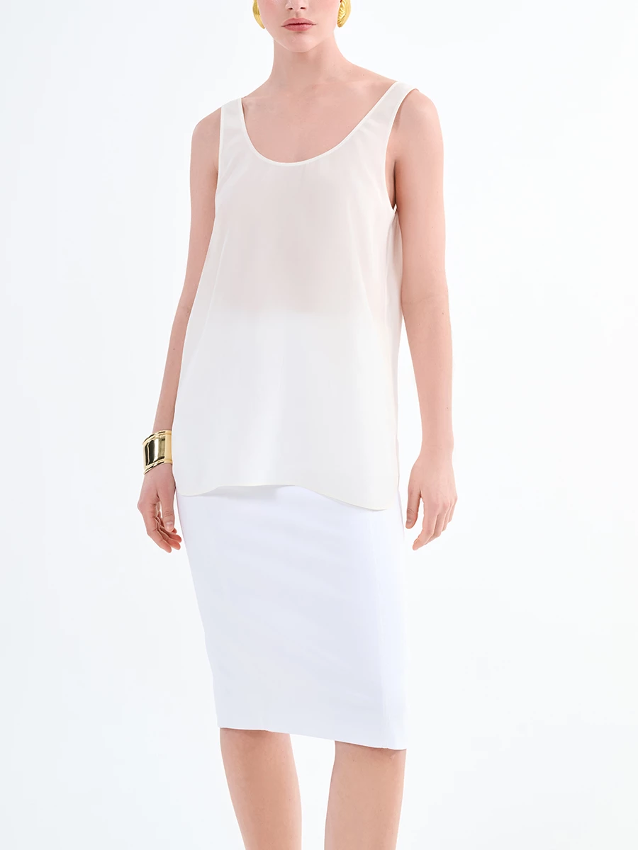 Топ шелковый