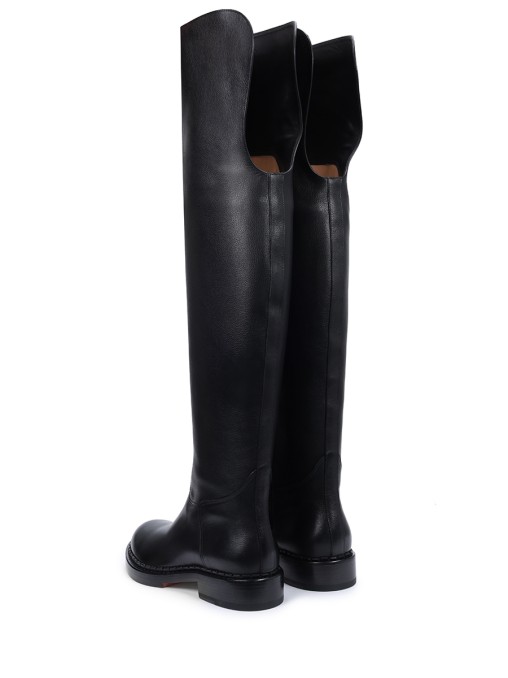 Ботфорты кожаные SANTONI