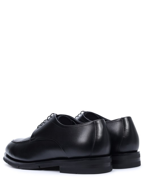 Дерби кожаные на меху SANTONI
