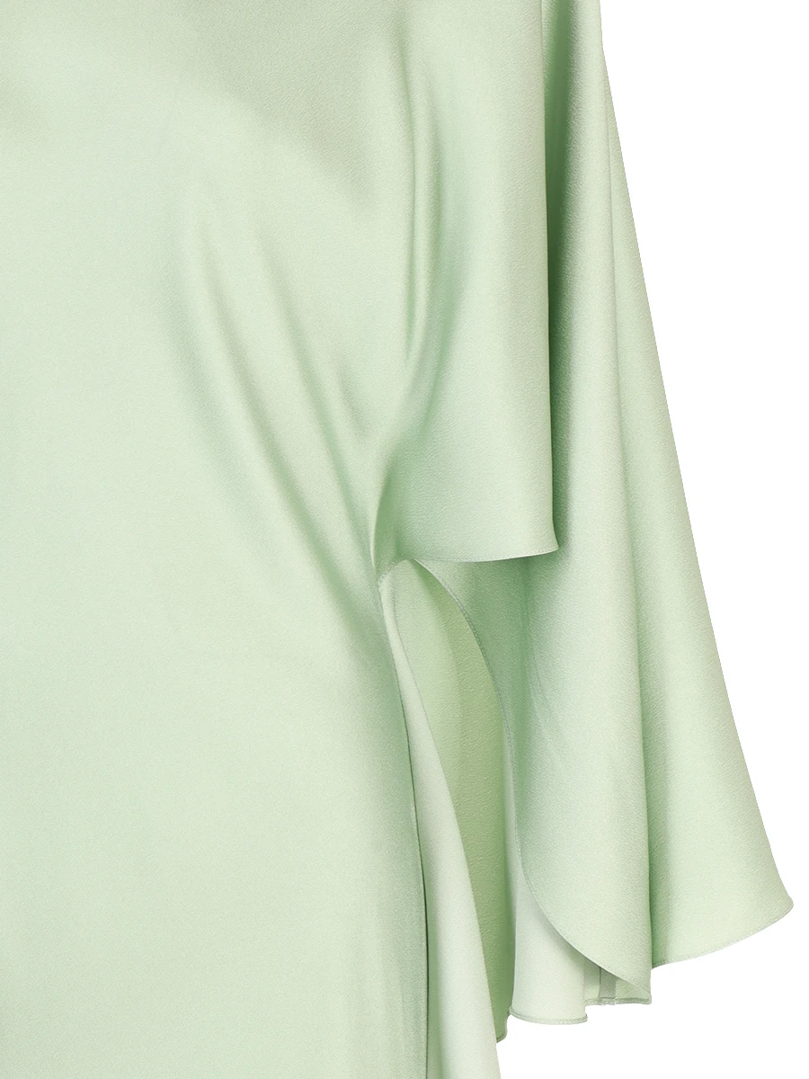 Платье из шелка и вискозы