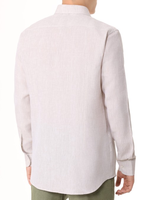 Рубашка Slim Fit льняная BOSS