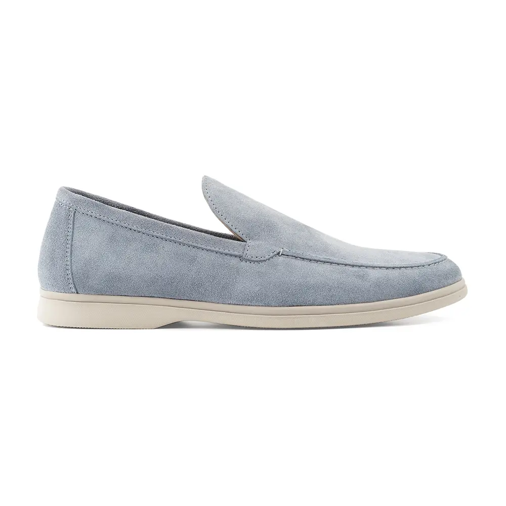 Лоферы замшевые Trento blue
