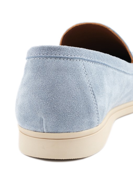 Лоферы замшевые Trento blue PONZA