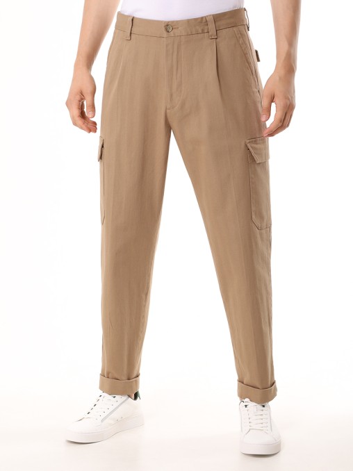 Брюки-карго Tapered Fit хлопковые BOSS