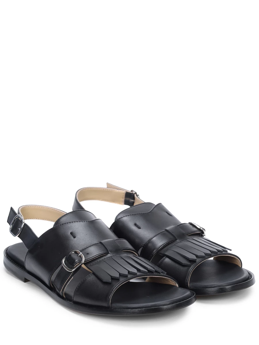 Сандалии кожаные