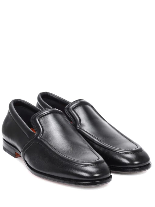 Лоферы кожаные SANTONI