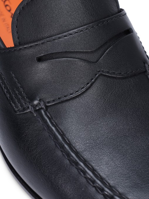 Лоферы кожаные SANTONI