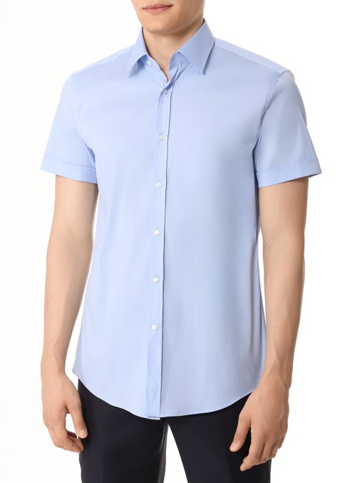 Рубашка Slim Fit хлопковая BOSS