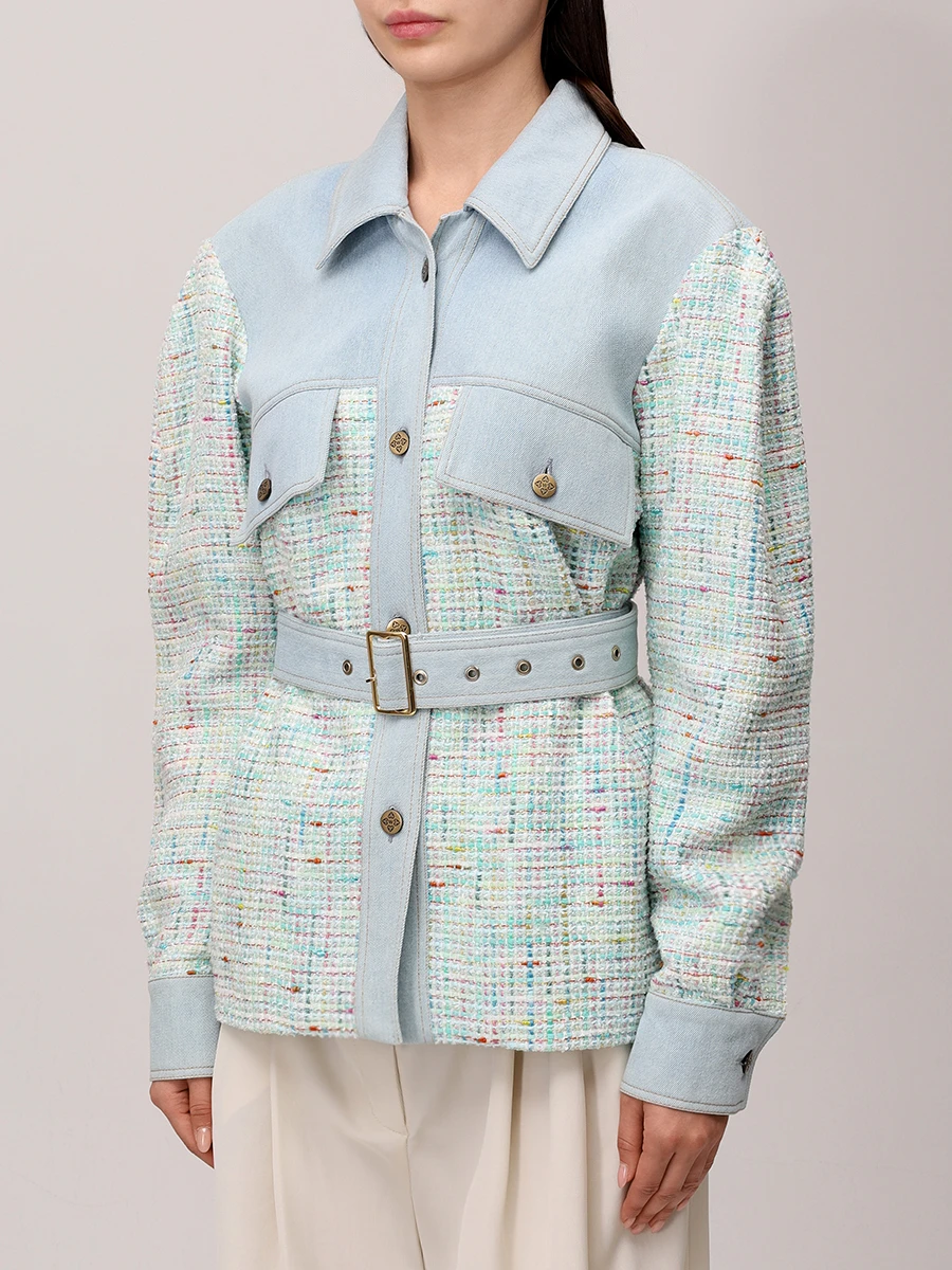 Рубашка Annet комбинированная