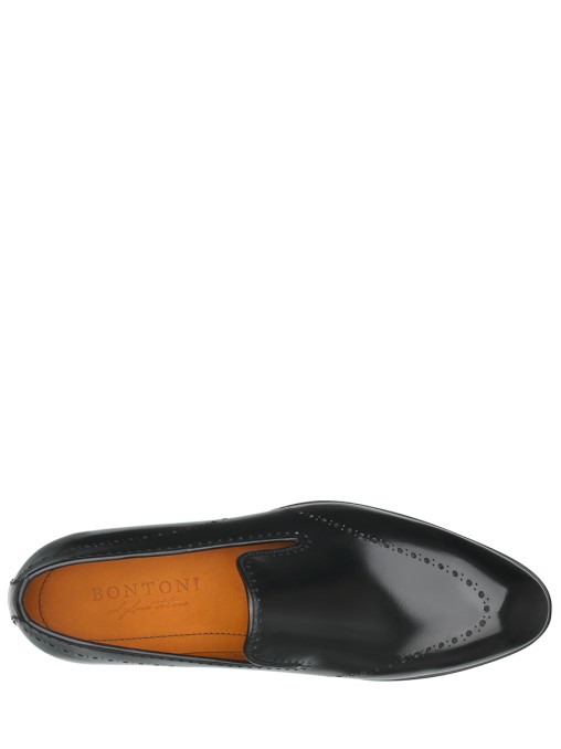 Лоферы кожаные BONTONI