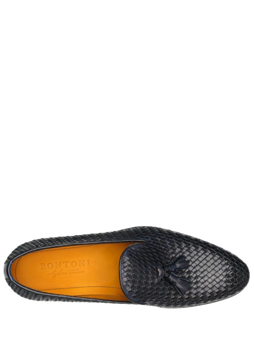 Лоферы кожаные BONTONI