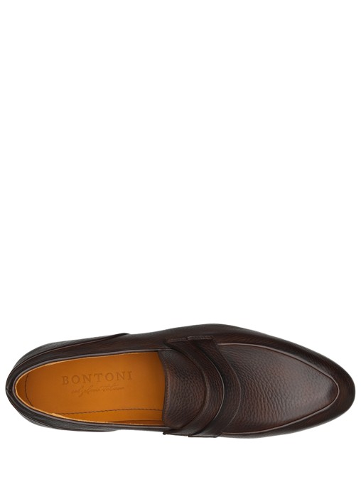 Лоферы кожаные BONTONI