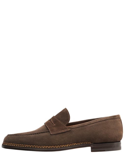 Лоферы замшевые BONTONI