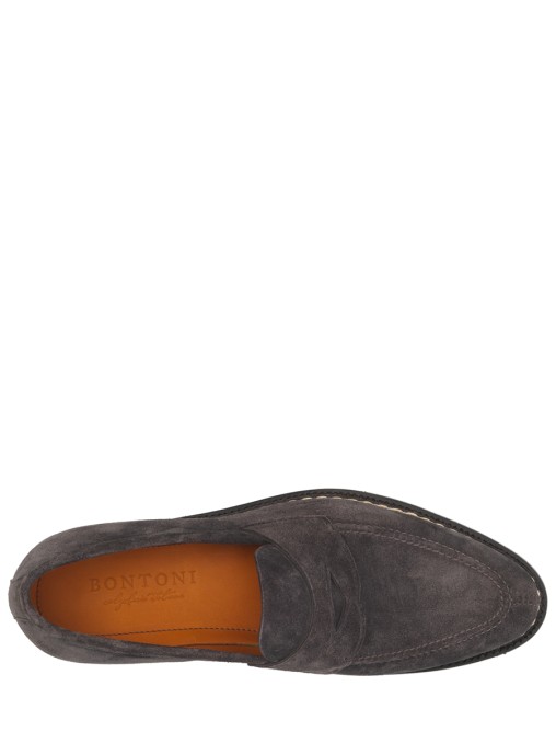 Лоферы замшевые BONTONI