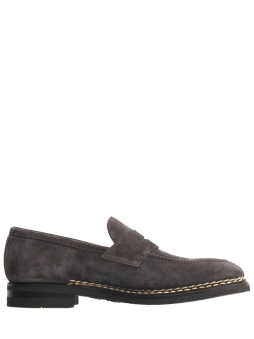 Лоферы замшевые BONTONI