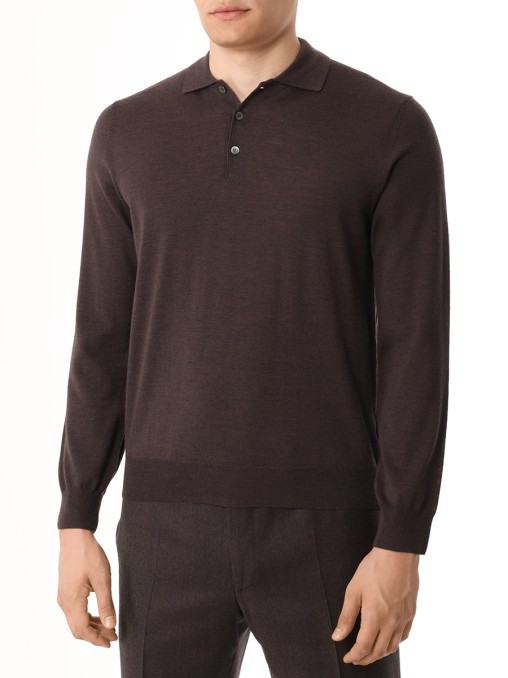 Поло шерстяное CANALI