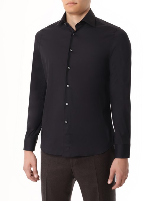 Рубашка Slim Fit хлопковая CANALI