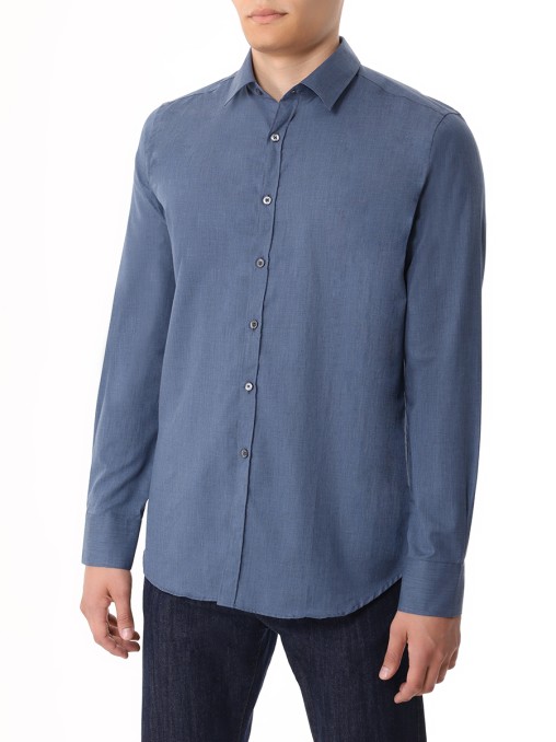 Рубашка Regular Fit хлопковая CANALI