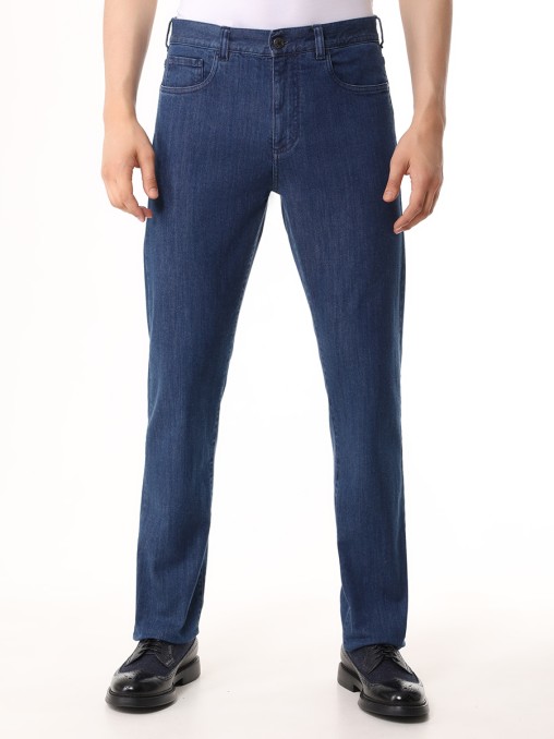 Джинсы Regular Fit хлопковые CANALI