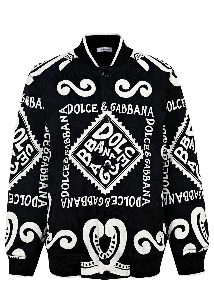Толстовка хлопковая от DOLCE & GABBANA за 80 880 рублей (цвет: белый ...