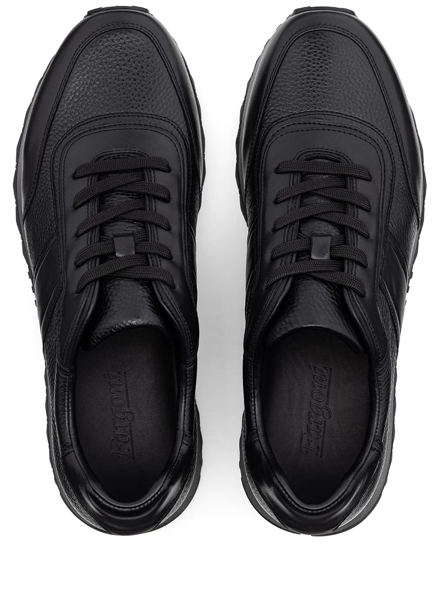 Кроссовки кожаные