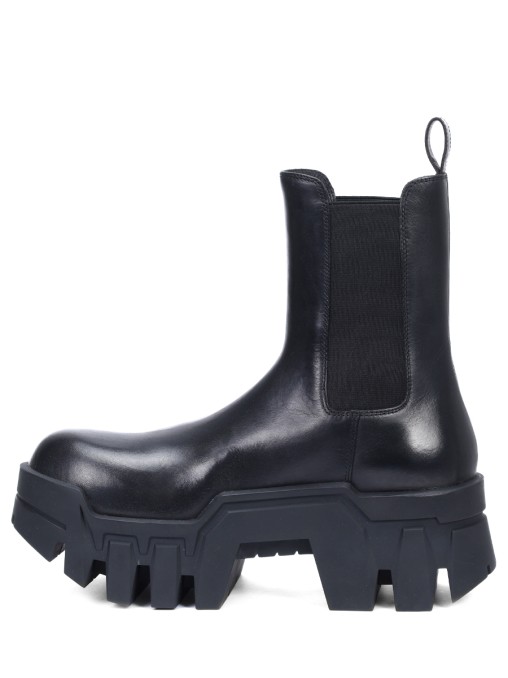 Ботинки кожаные Bulldozer BALENCIAGA