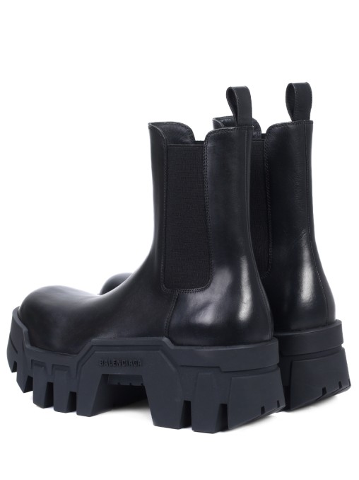 Ботинки кожаные Bulldozer BALENCIAGA