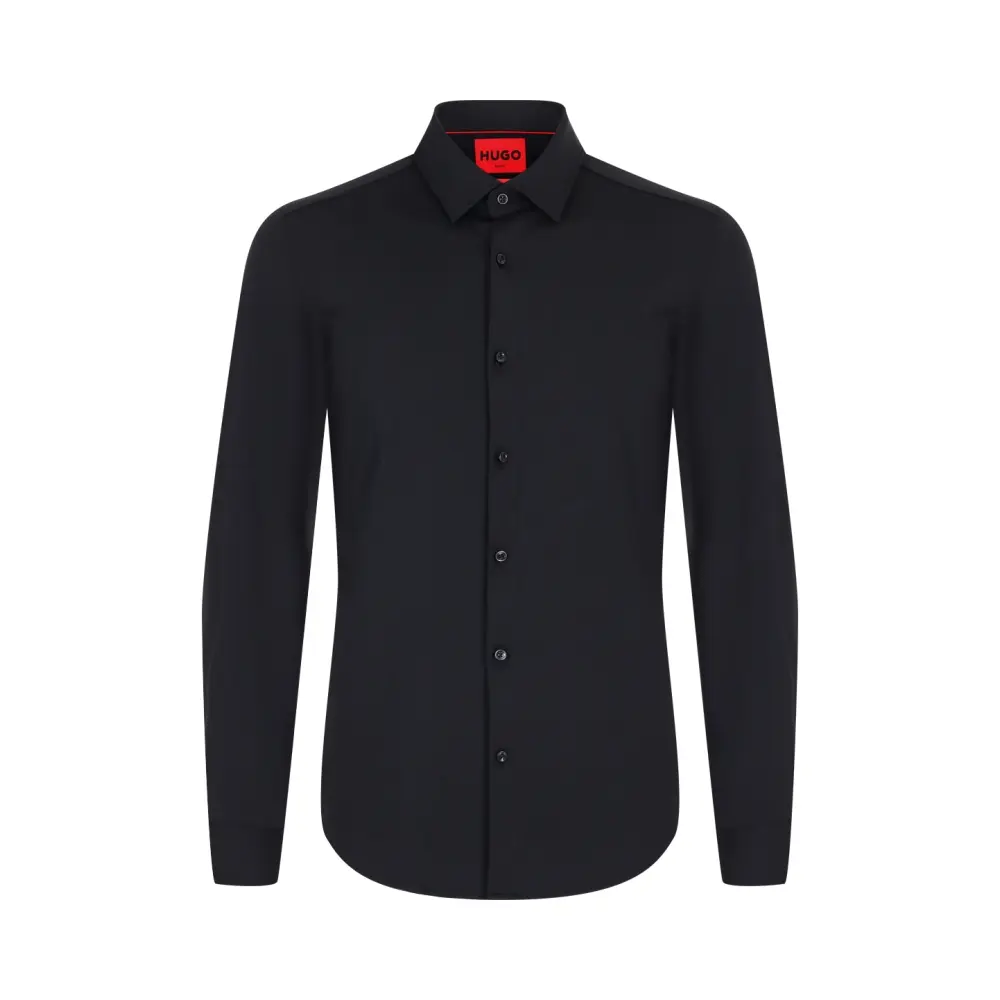 Рубашка Slim Fit однотонная