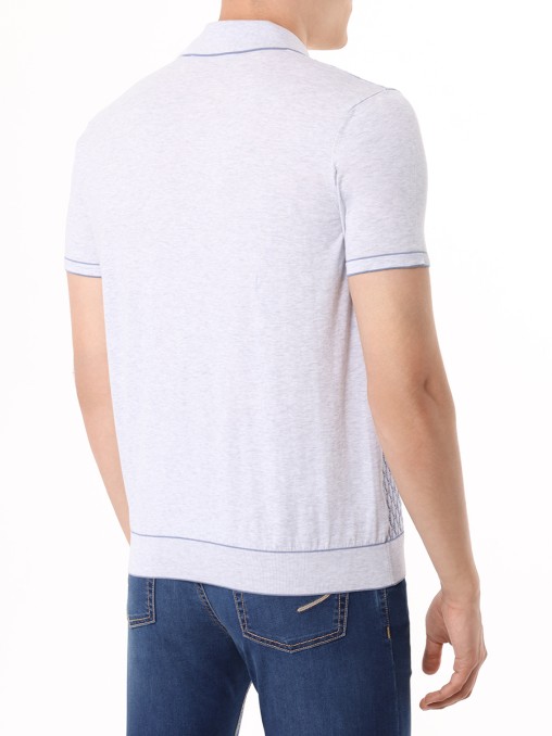 Поло хлопковое BERTOLO LUXURY MENSWEAR