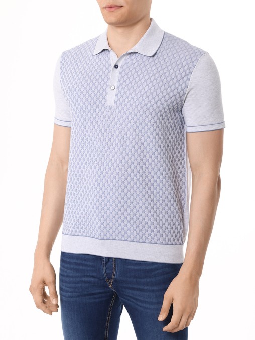 Поло хлопковое BERTOLO LUXURY MENSWEAR