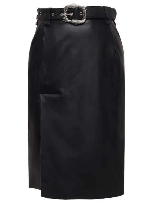 Юбка кожаная MAISON BOHEMIQUE