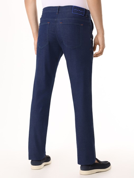 Джинсы Slim Fit хлопковые JOHNNY MANGLANI