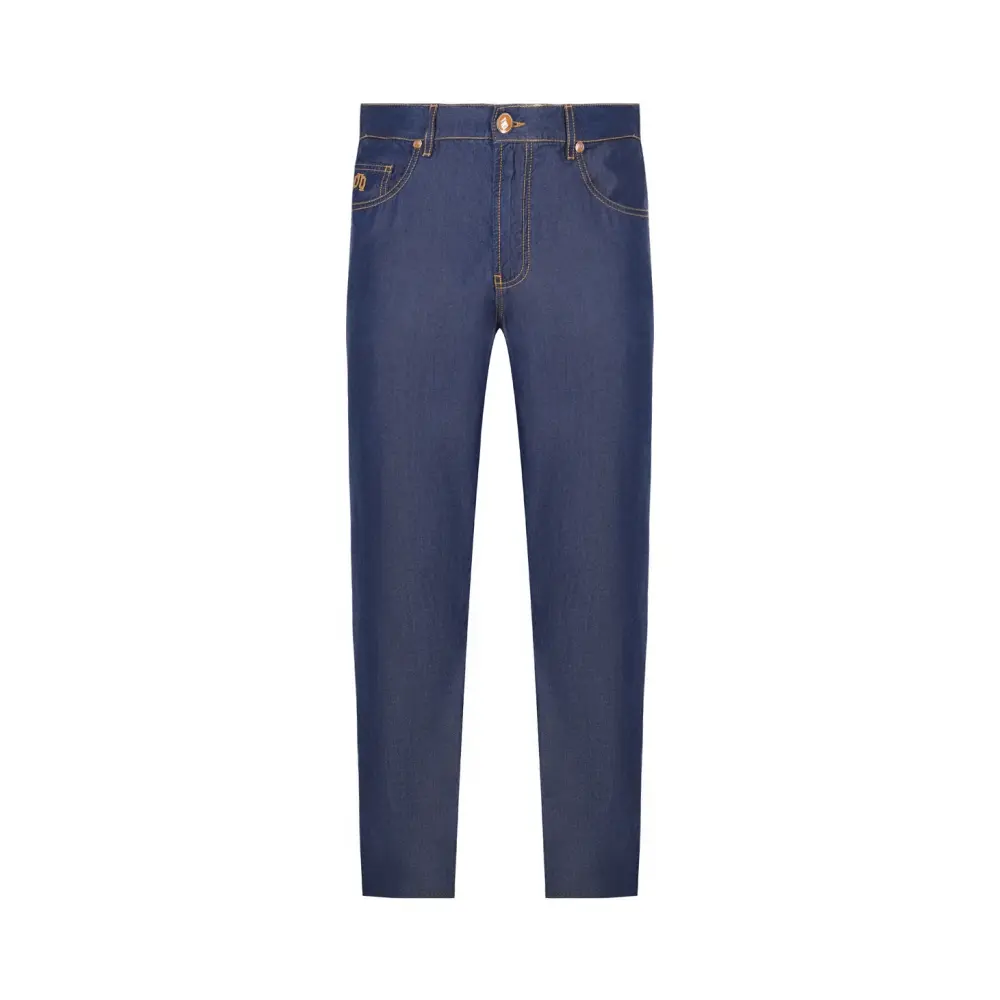 Джинсы Regular Fit однотонные
