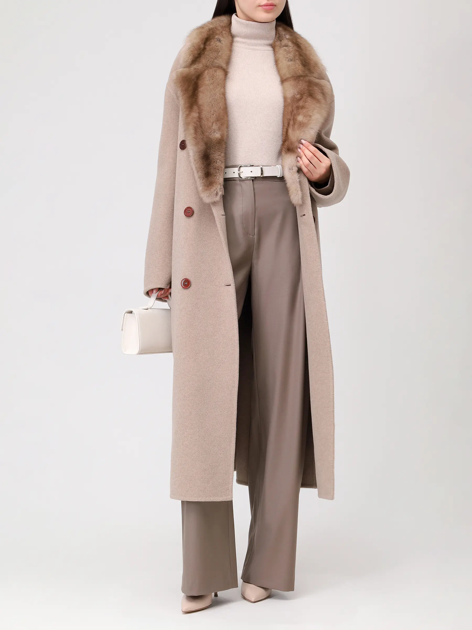 Пальто из шерсти и кашемира