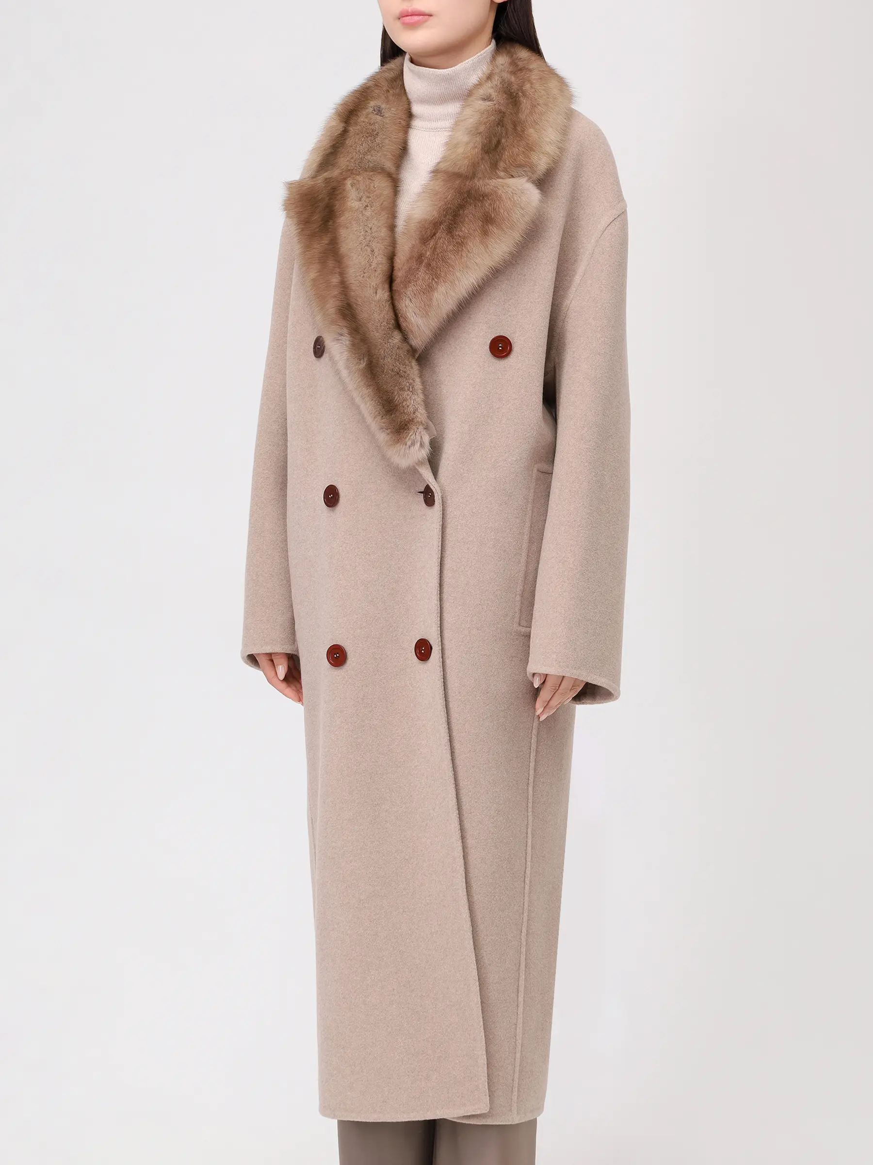 Пальто из шерсти и кашемира