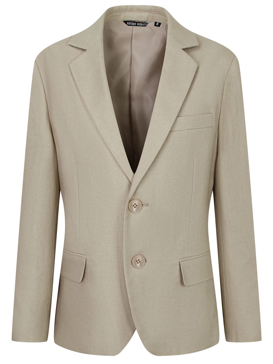 Пиджак из вискозы и льна