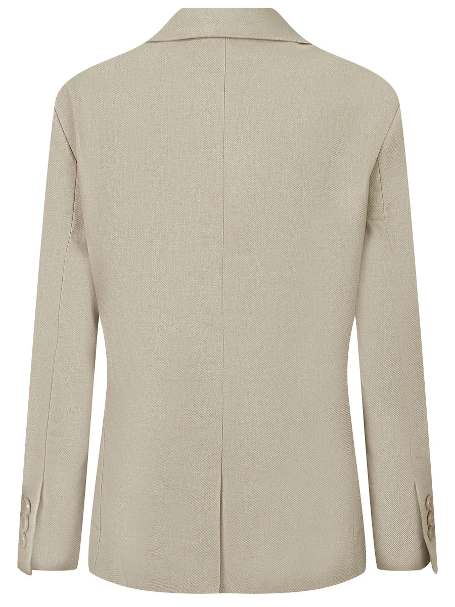 Пиджак из вискозы и льна