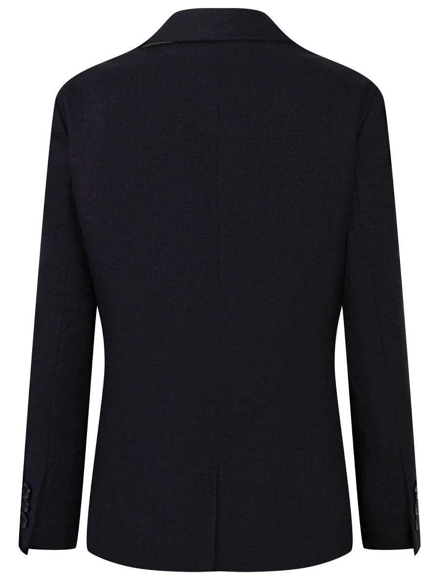 Пиджак из вискозы и льна