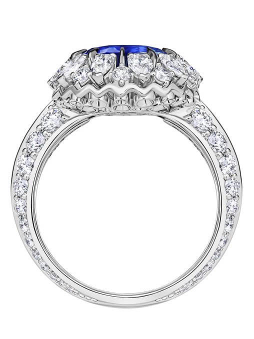 Кольцо с сапфиром и бриллиантами CHAMOVSKIKH JEWELLERY HOUSE