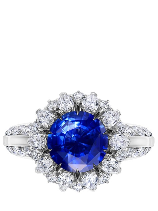 Кольцо с сапфиром и бриллиантами CHAMOVSKIKH JEWELLERY HOUSE